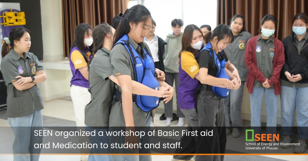 SEEN organized a workshop of Basic First aid and Medication to student and staff.